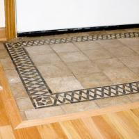 Service door tiled inset