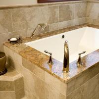 Undermounted air tub
