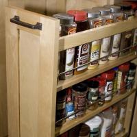 Spice drawer roll-out